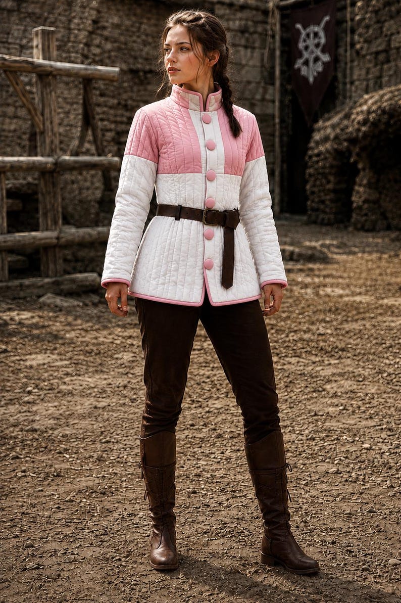 Quilted Viking Gambeson Jacket for historical reenactment