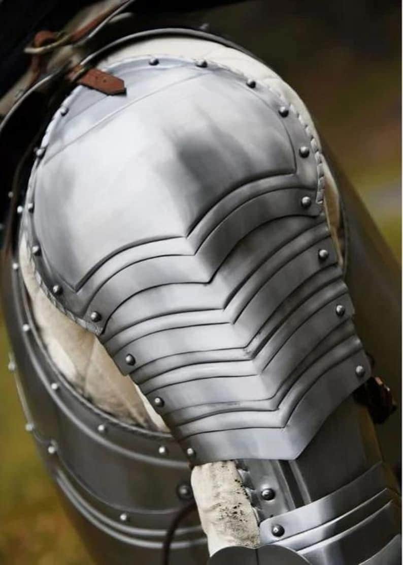 Renaissance medieval reenactment armor set with handmade steel breastplate