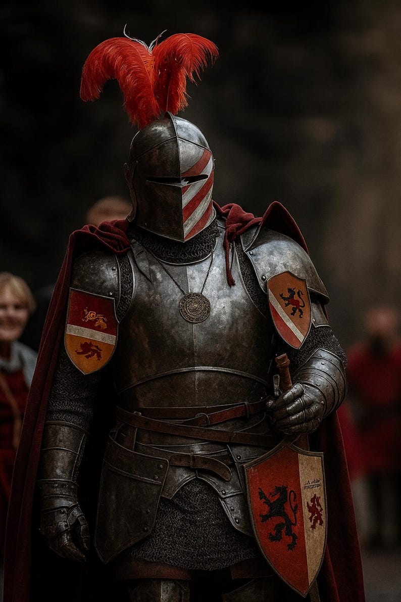 Chest Armor with Tassets from Royal Crusader Knight Full Armor Set – Medieval Armor for Adults