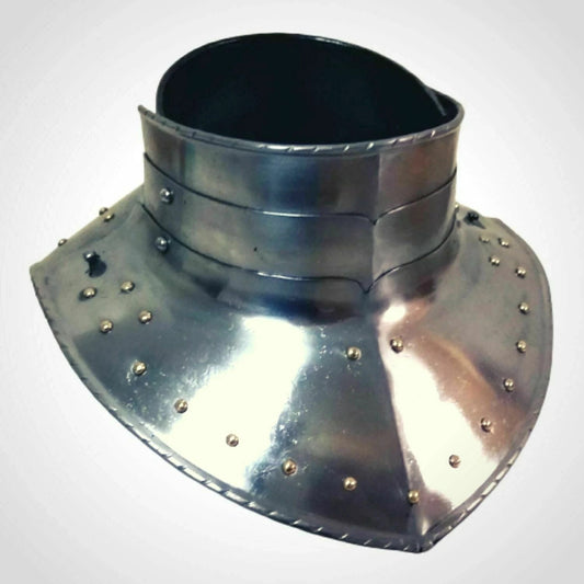 Mittelalterliches Ringkragen- und Schulterpanzer-Set – Ritter-LARP-Rüstung aus Stahl und Eisen | Artisans Hub