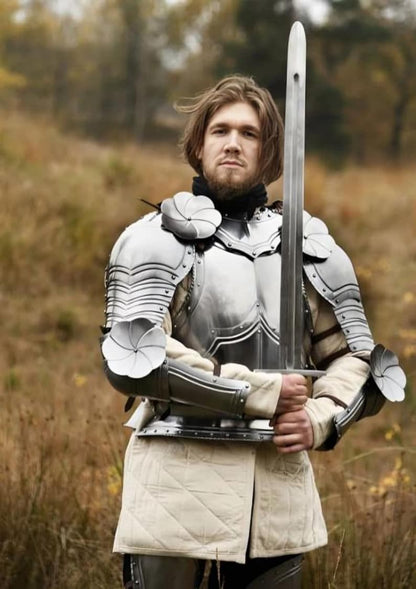 18 gauge steel cuirass chest armor for Renaissance fair reenactment