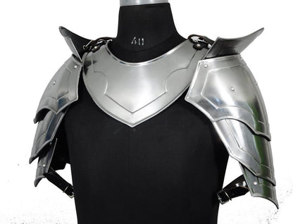 Steel Knight Pauldrons for medieval plate armor and cosplay