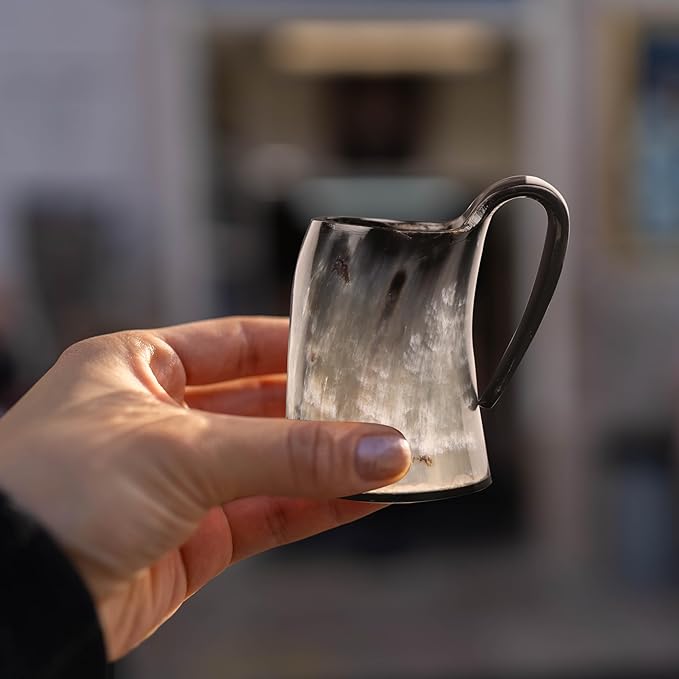 Viking drinking mug ideal for ale, mead, whiskey, wine, and beer
