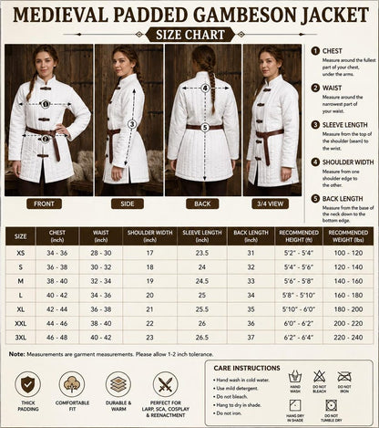 Women's Medieval Gambeson for Renaissance Faire and cosplay